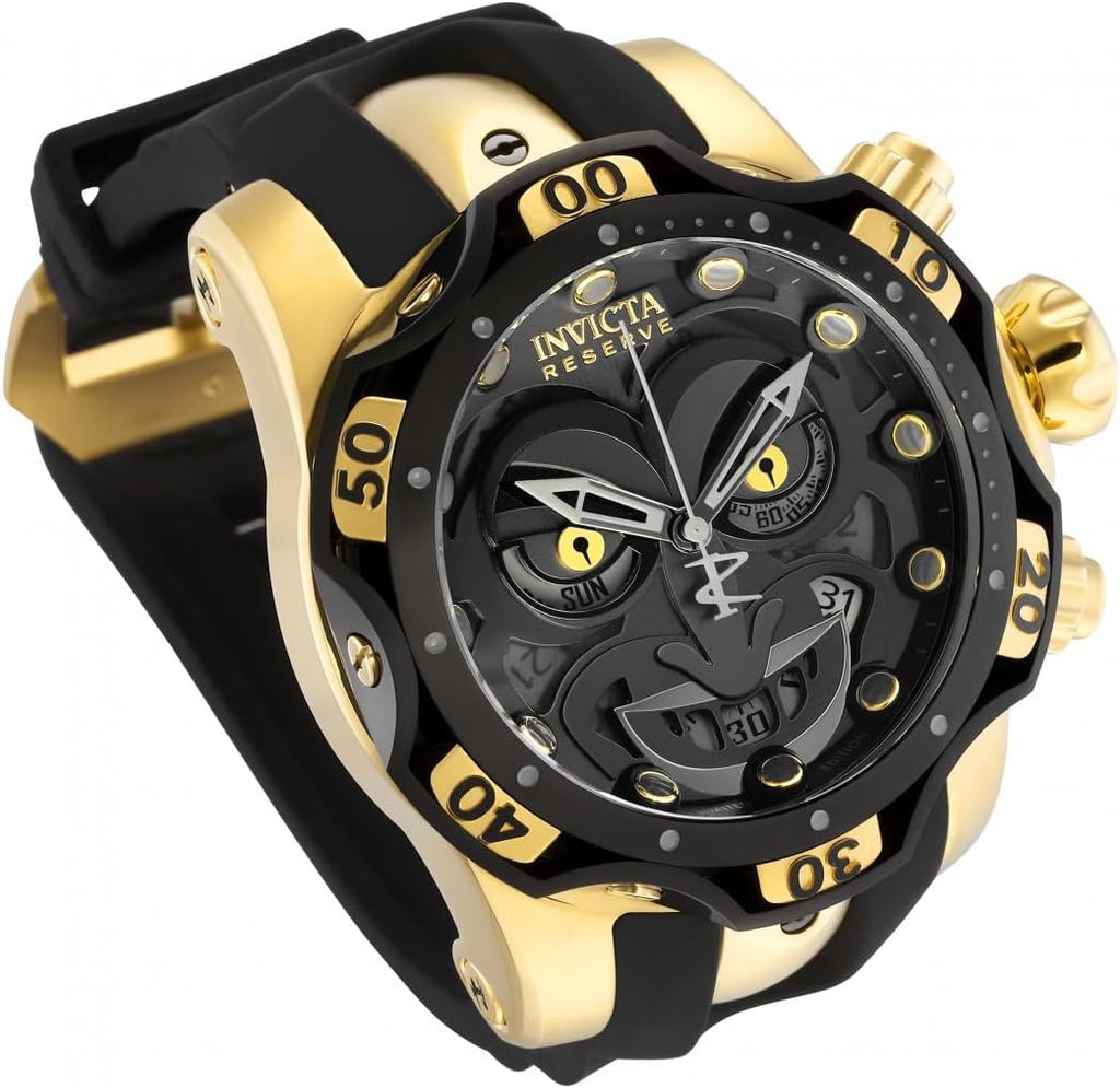 52.5mm Stainless Steel Aluminum Black Watch L1032