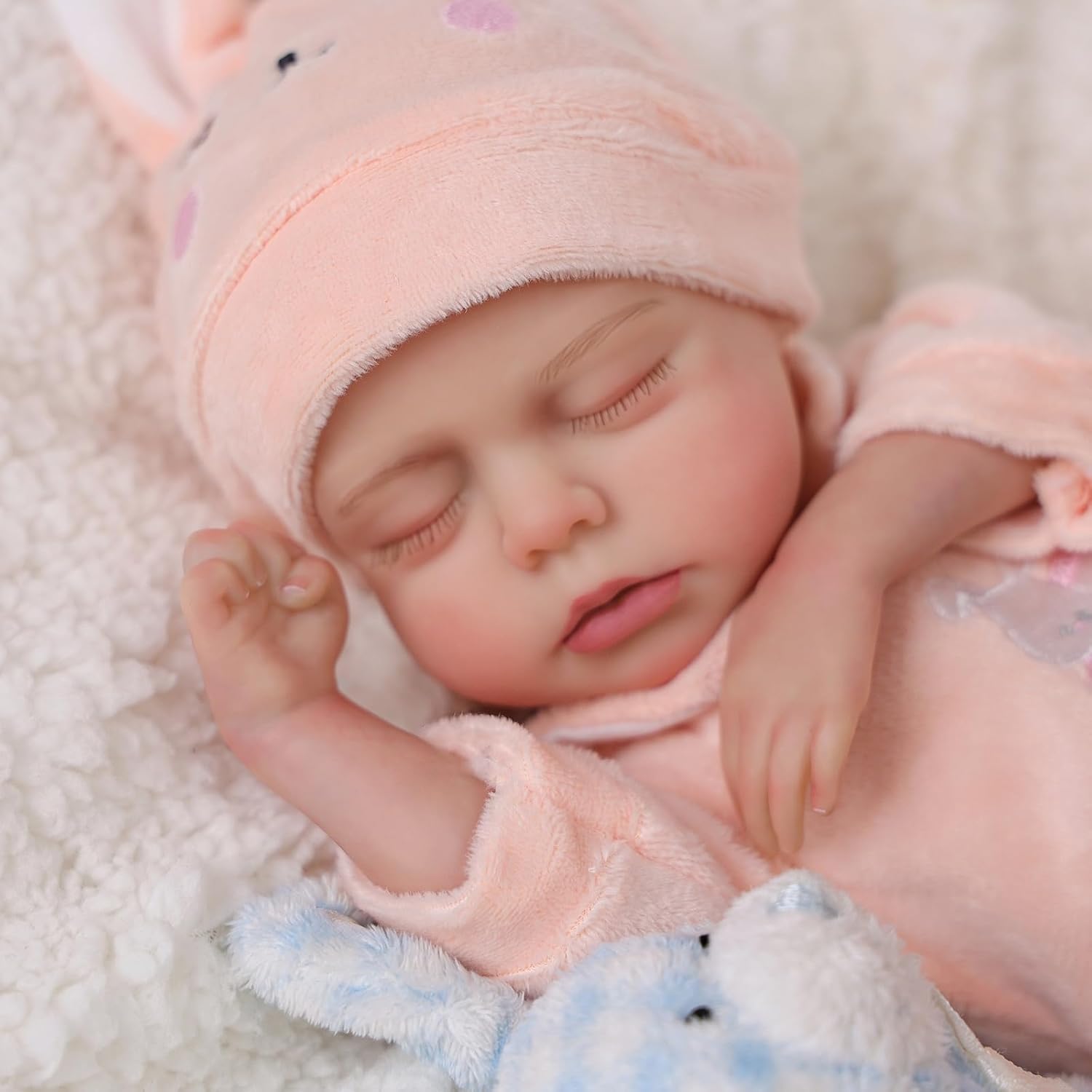 12 Inch Full Vinyl Realistic Newborn Baby Doll O469438