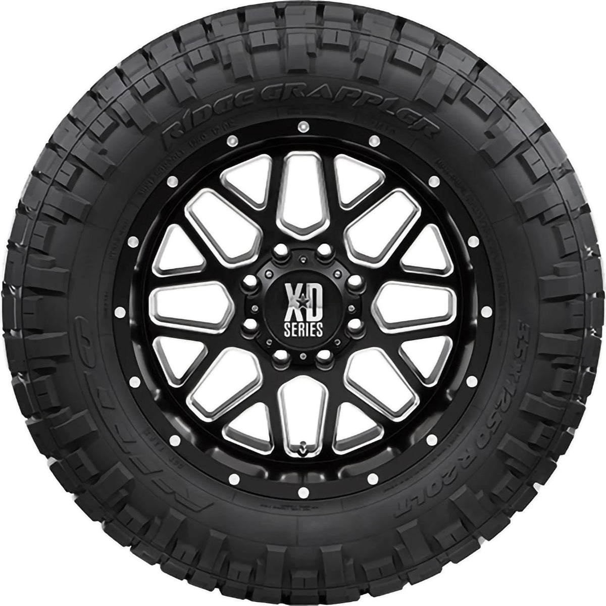 Set of 4 LT37X13.50R18 124Q D Tires R8472