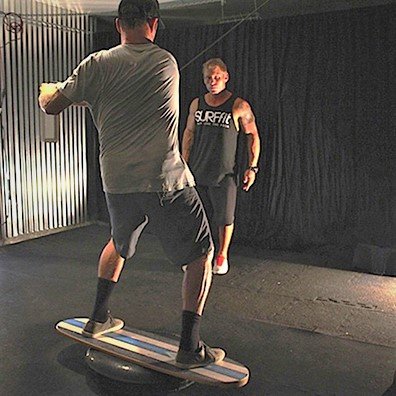 Pro Balance Board with Roller - 42” X 15” deck and 8.5” diameter Pro Roller B8102