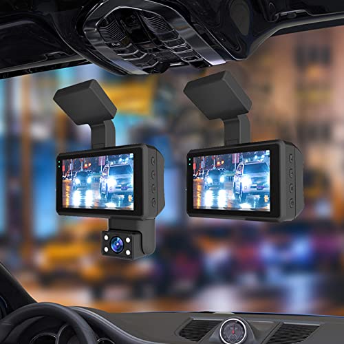 2 Channel 1080P Dual Dash Cam with 3.0" IPS Screen M34427