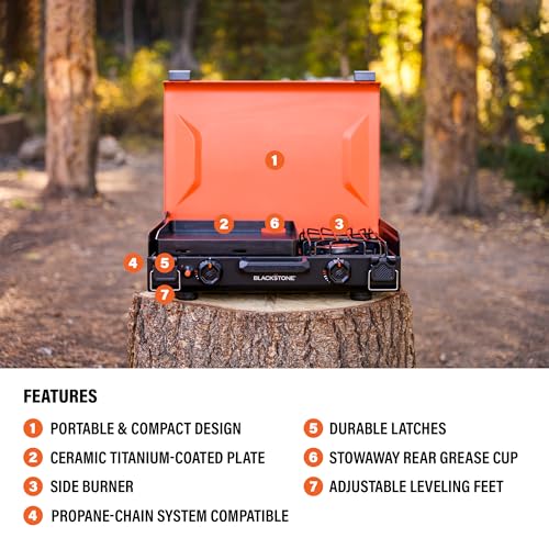 12” x 14” Camping Griddle with Side Burner X27435