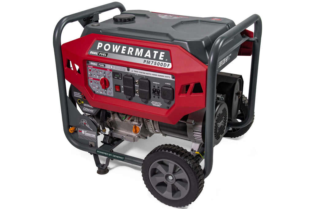 7500 Watt Dual Fuel Portable Generator C287239