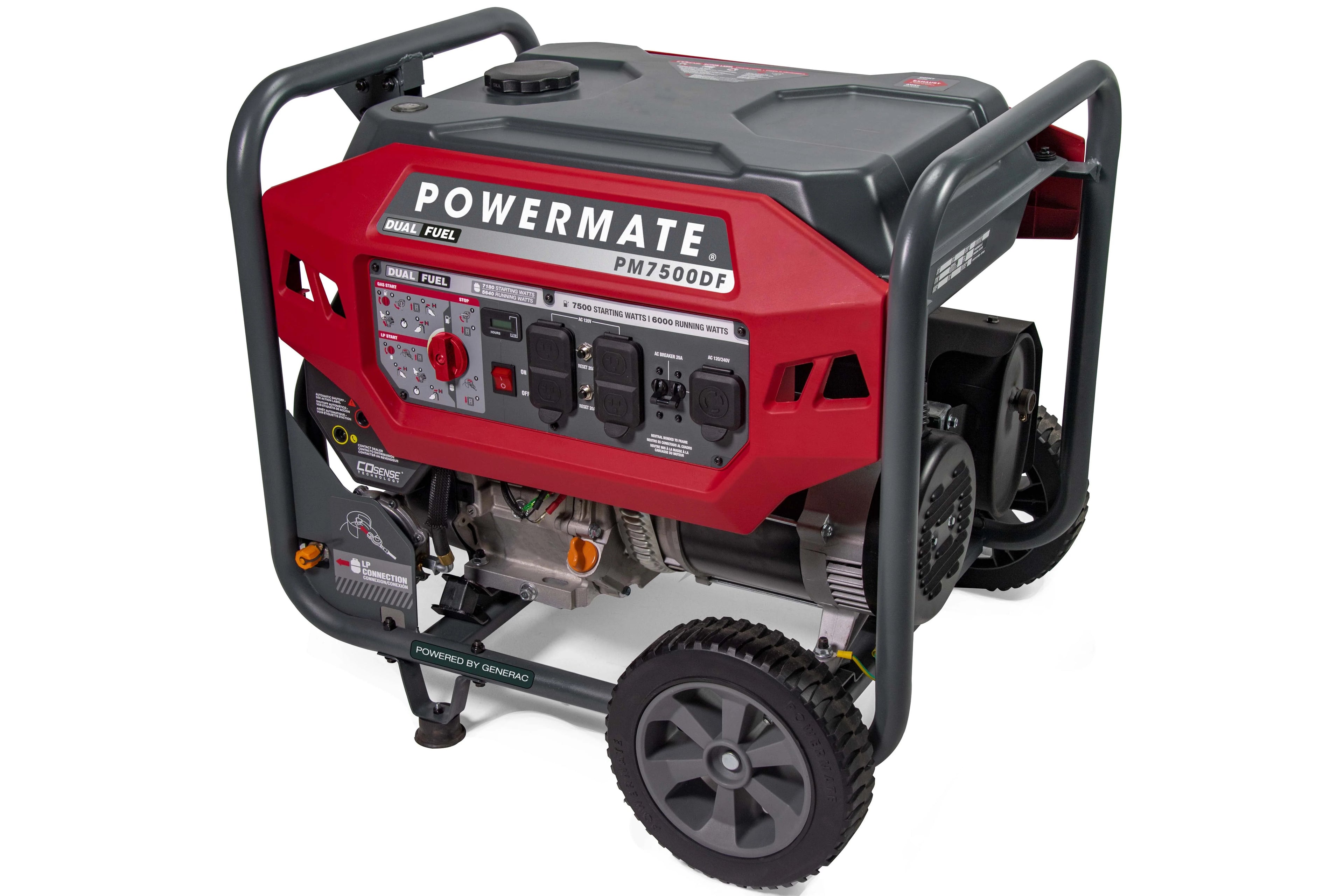 7500 Watt Dual Fuel Portable Generator C287239