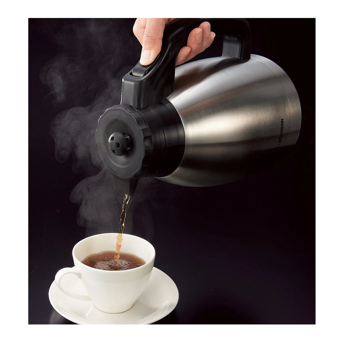 10-Cup Coffee Maker (Stainless Steel, Black) O727511