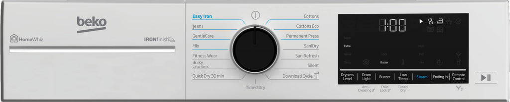 White Front Load Electric Dryer S73867