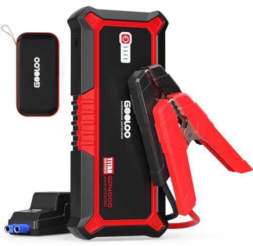 4000A Peak Car Battery Jump Starter with Jumper Cable S60312