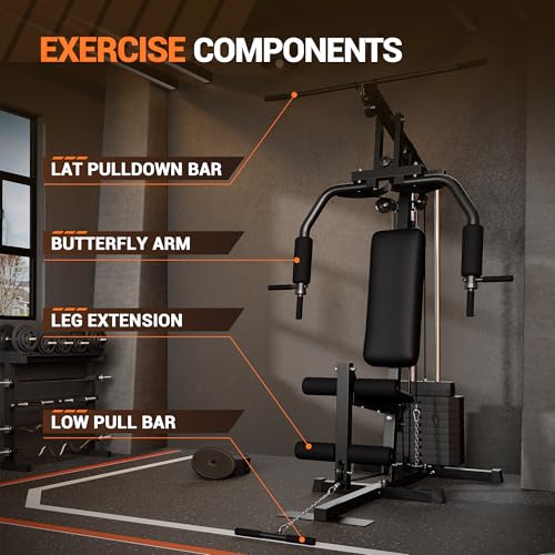 Multifunctional Home Gym Machine with Weight Stack T9711