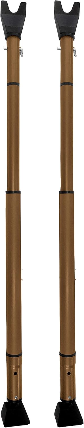 Adjustable-Length Door Security Bar, 28 to 45 Inches, Pack of 2 D41332