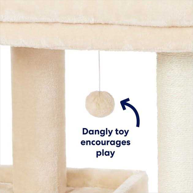 42-in Heavy Duty Faux Fur Cat Tree Condo Q7894