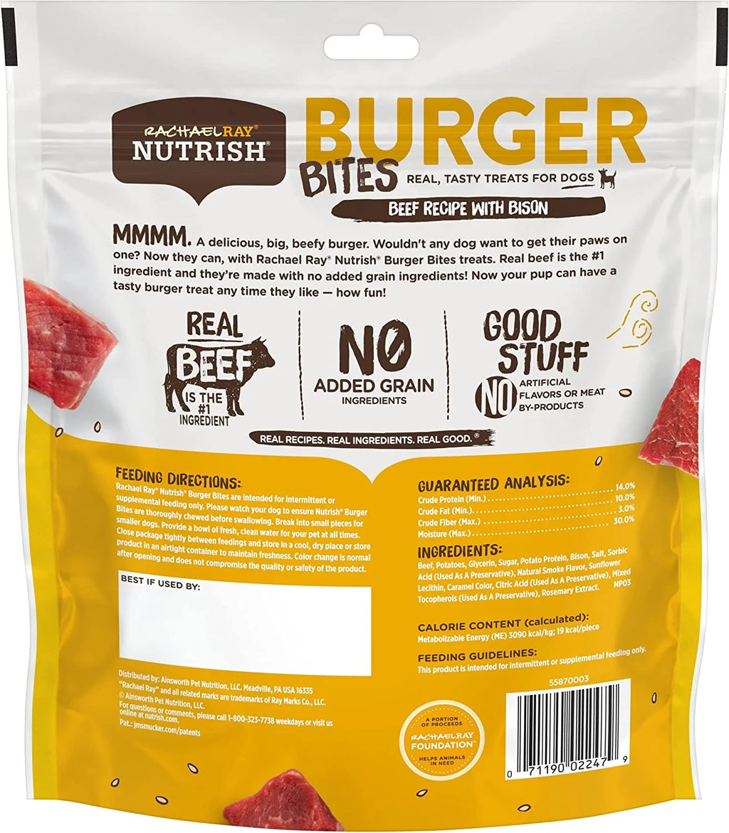 Beef Burger Dog Treats, 12 Ounces, Grain Free X630