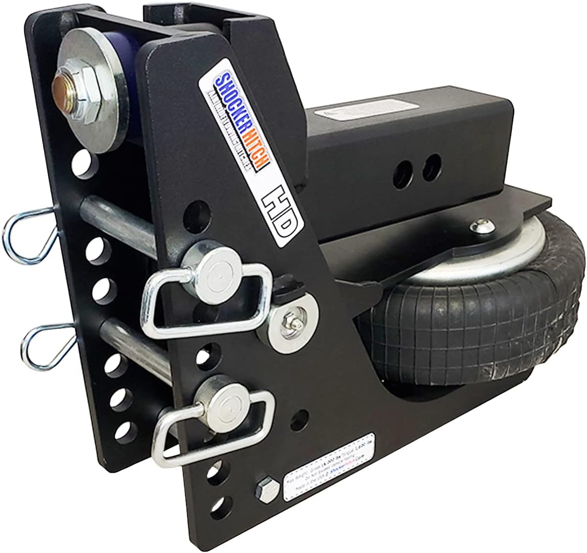 Black Air Hitch & Sway Control Towing Kit, Fits 3" Hitch 2 Sway Arm M6195