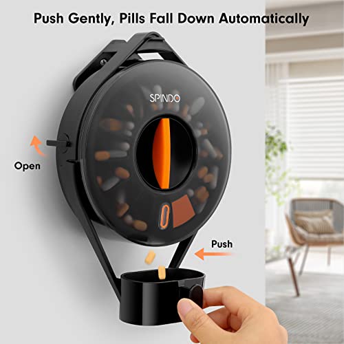 Weekly Pill Dispenser Organizer with 14 Large Compartments and Child-Proof Lock V579195