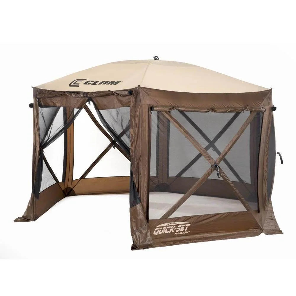 12.5' Portable Outdoor Gazebo Canopy Tent with Floor Tarp C276
