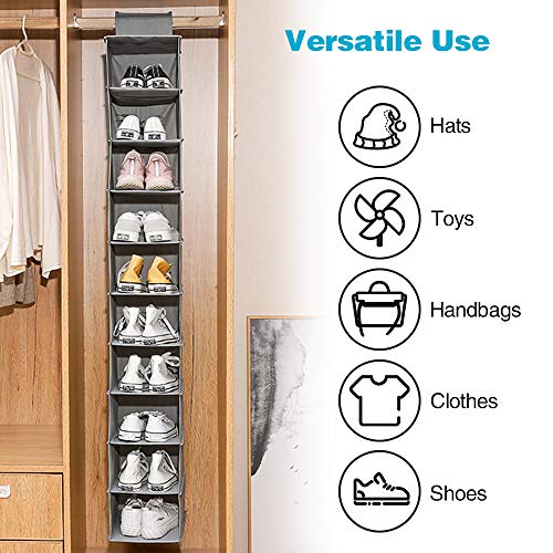 10-Shelf Hanging Shoe Organizer V461