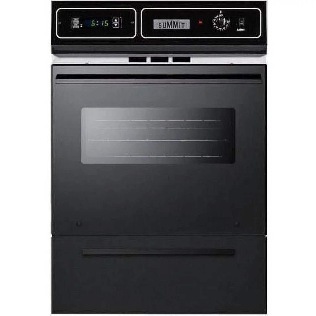 Black Glass Single Electric Wall Oven E34640