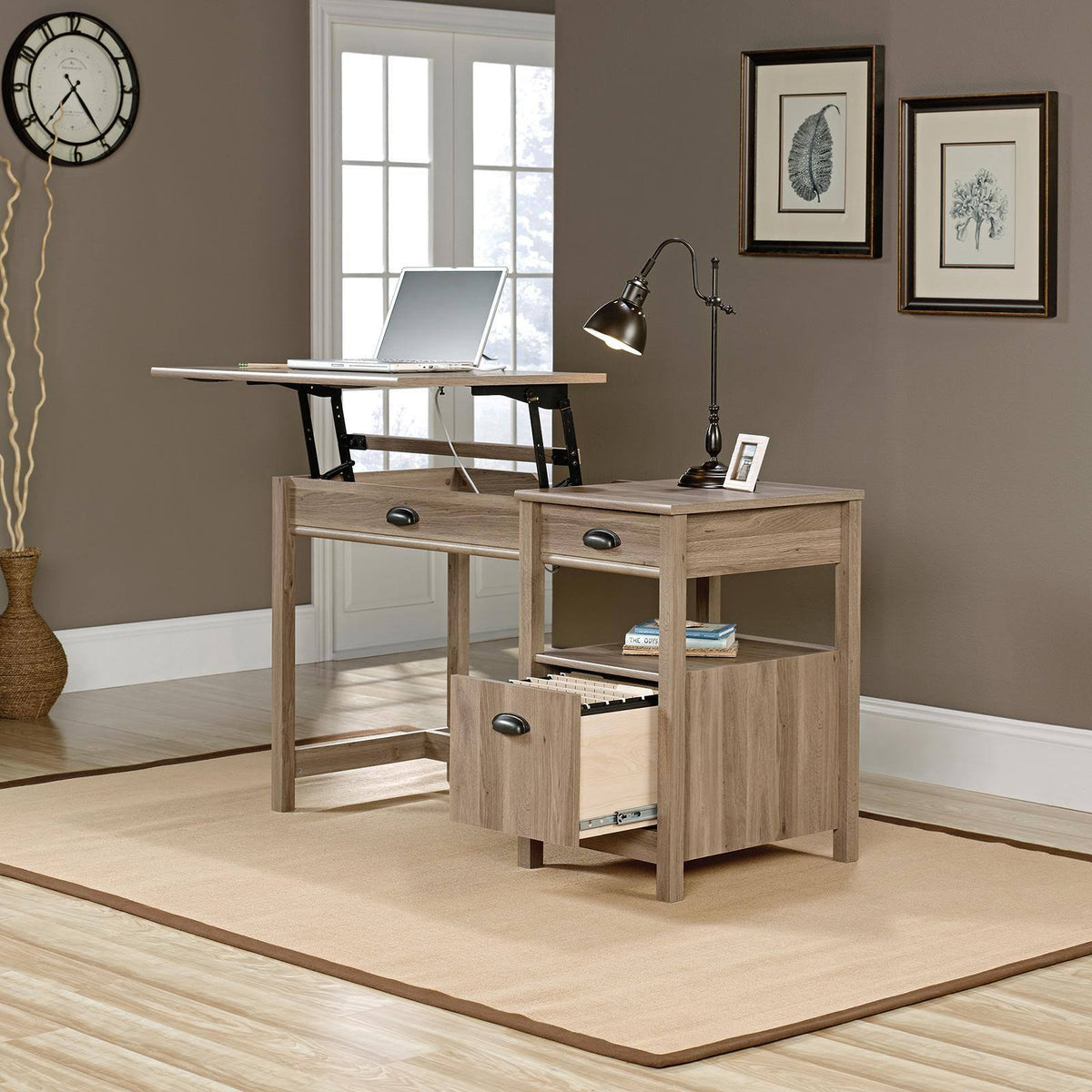 Salt Oak Computer Desk W714
