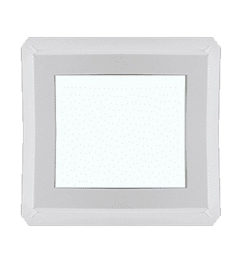 16" x 16" Double Pane Non-Opening Tempered Low-E Glass White Vinyl Window Q9119