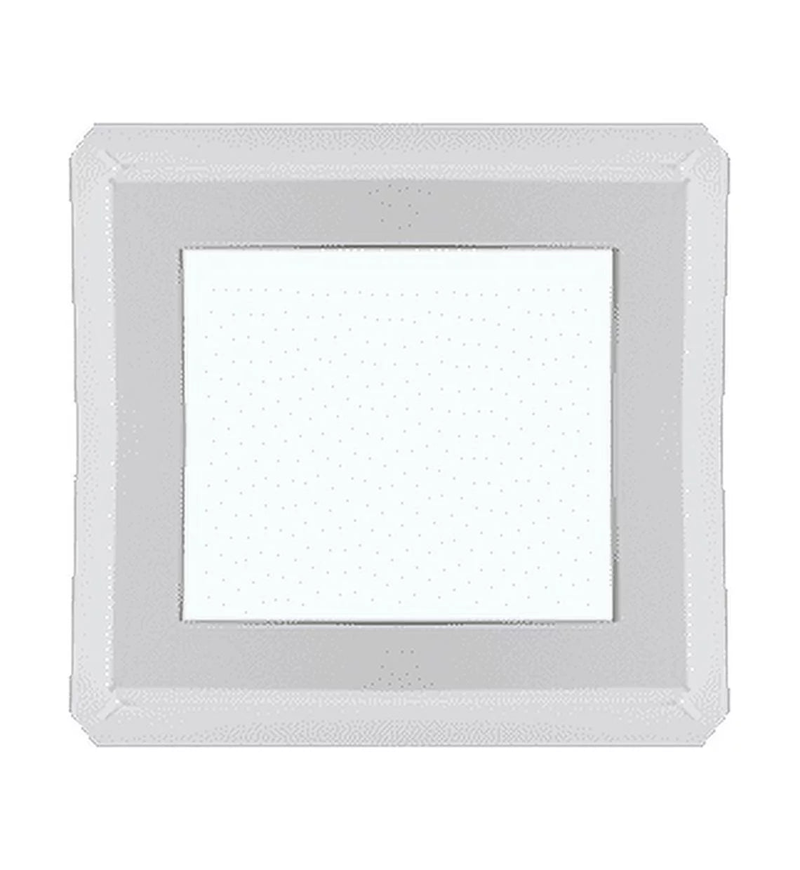 16" x 16" Double Pane Non-Opening Tempered Low-E Glass White Vinyl Window Q9119