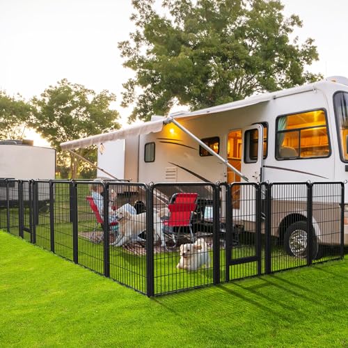 8 Panels Metal Dog Playpen S6110