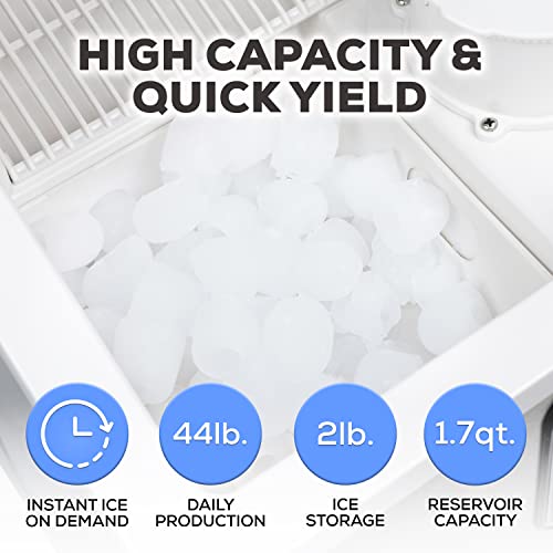 Stainless Steel Electric Countertop Ice Maker Machine W9489