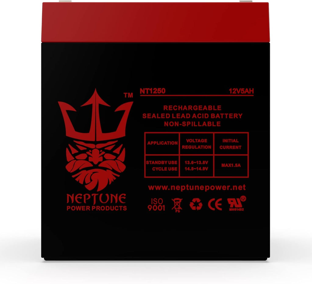 12V 5Ah Rechargeable SLA Sealed Lead Acid Battery M339