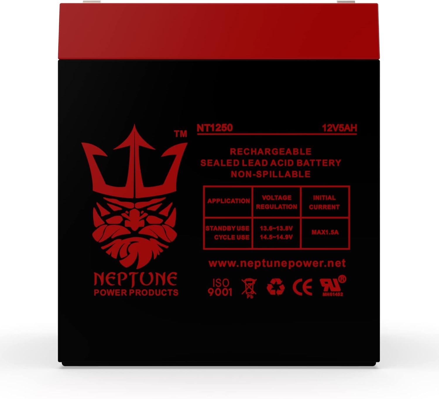 12V 5Ah Rechargeable SLA Sealed Lead Acid Battery M339