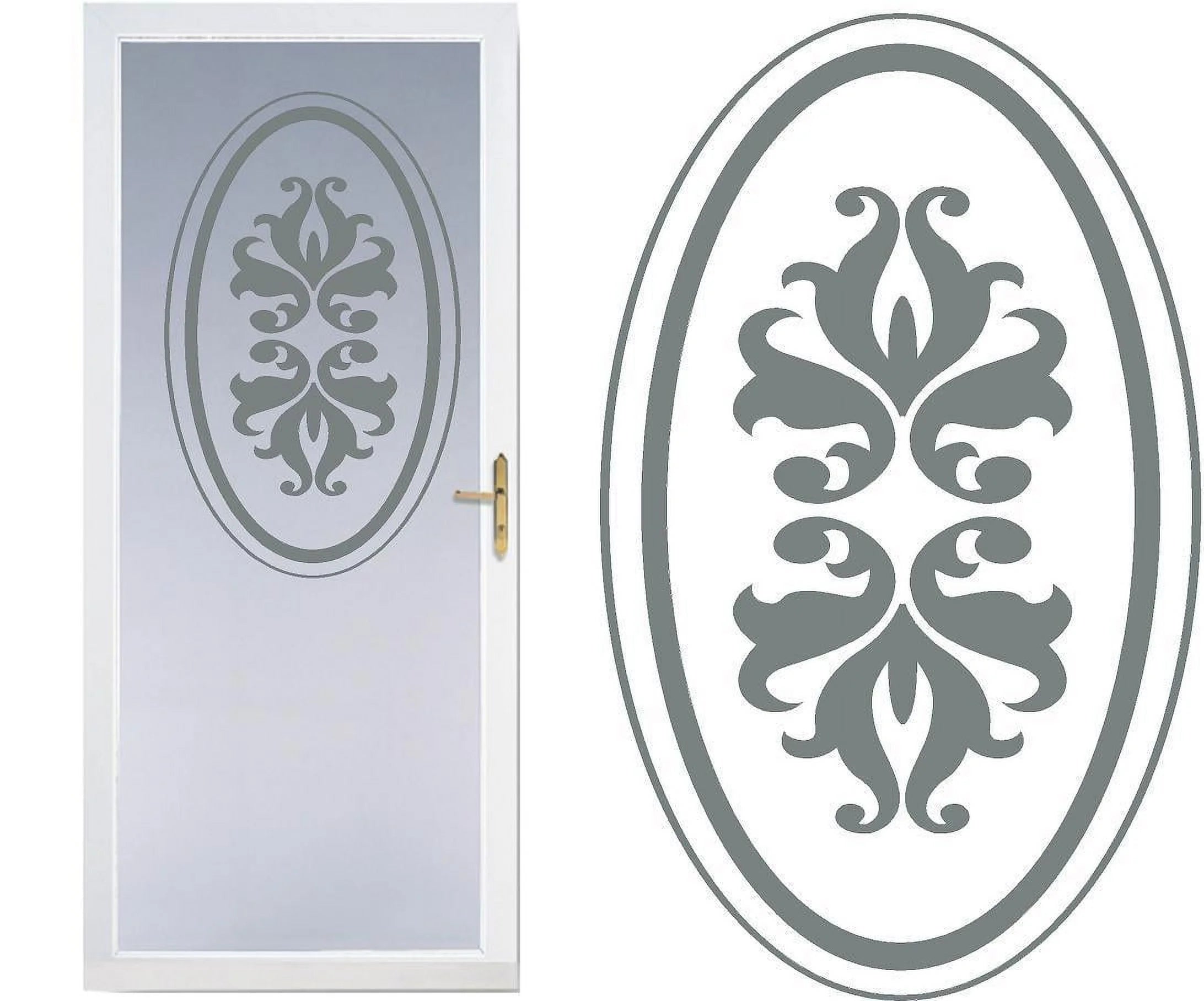 DIY Etched Glass Vinyl Privacy Film U258477
