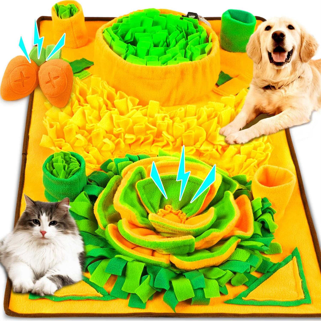 Non-slip Carrot Snuffle Mat for Dog Enrichment L17948