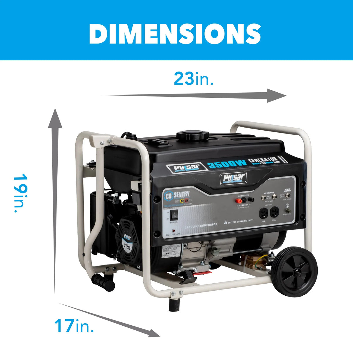 3,500-Watt Gasoline Powered Generator with CO Sentry Y362