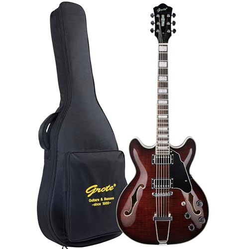 Black Semi-Hollow Body Electric Guitar S90771