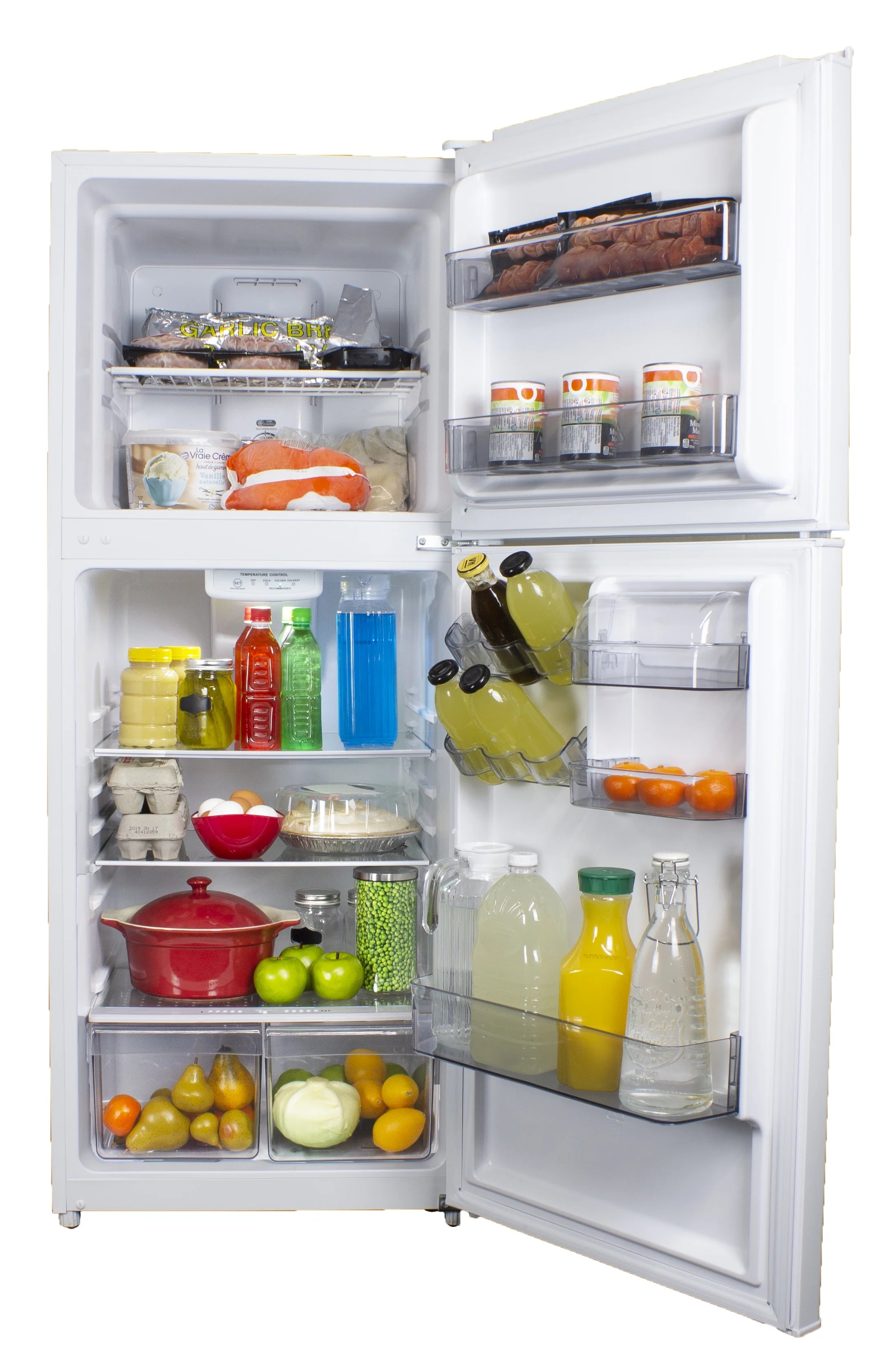 White 10.1 cu. ft. Refrigerator L557