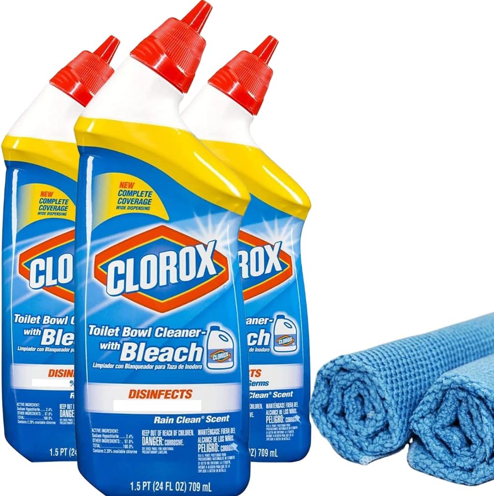 Toilet Bowl Cleaner with Bleach 24 oz I321