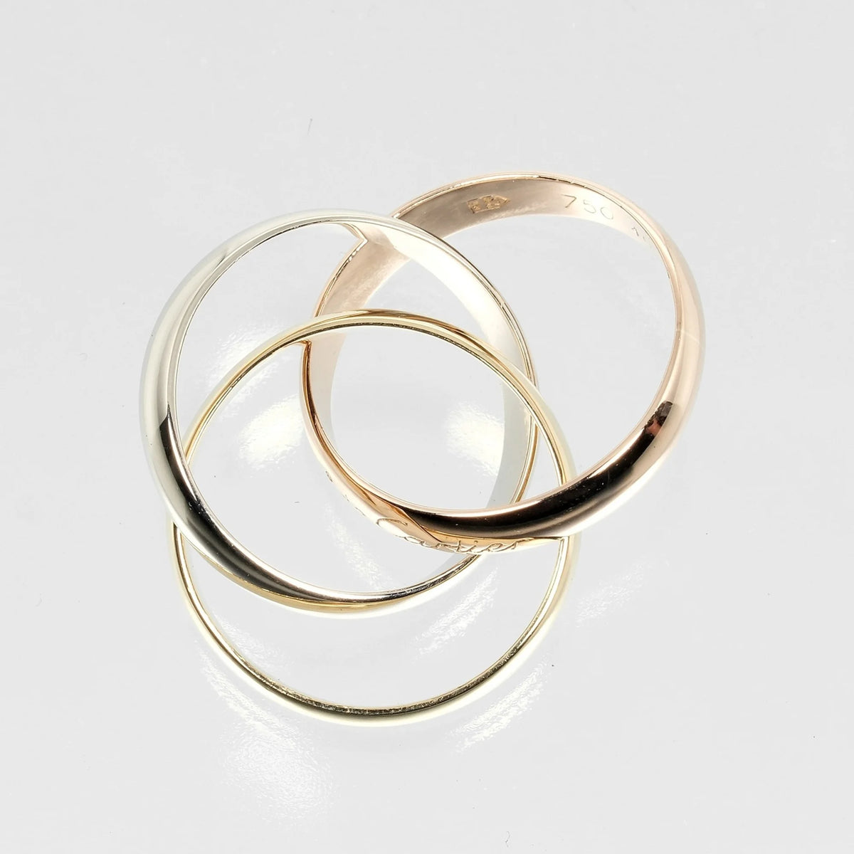 Trinity Ring K18 Gold Q212