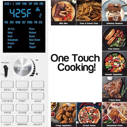 30-QT XL Air Fryer Toaster Oven with Temperature Controls C64920
