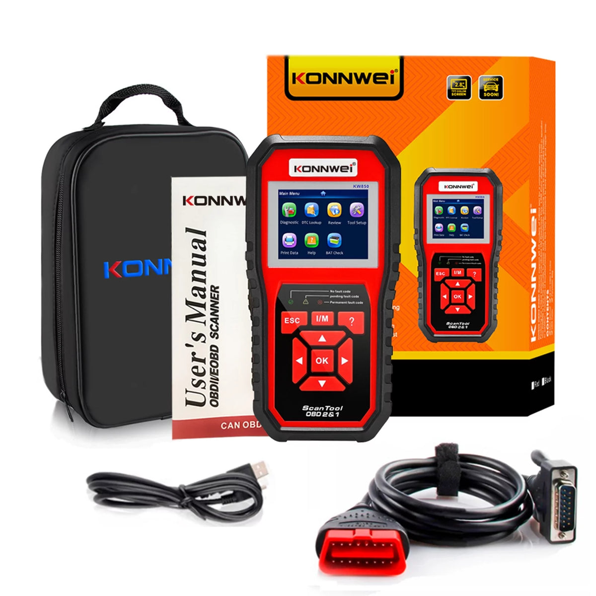 OBDII Scanner Code Reader Diagnostic Scan Tool J9042