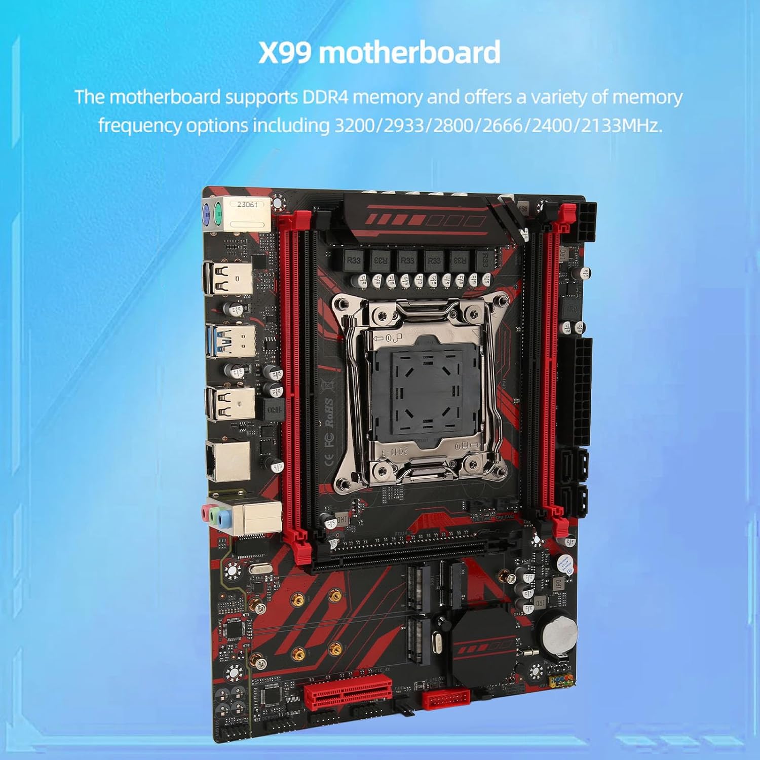 Micro ATX Motherboard with Dual M.2 Slots C518294