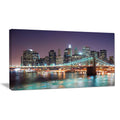 Multi-Color Cityscape Canvas Print 40 in. Wide x 20 in. High J5343
