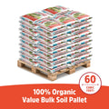 60 1 cu. ft. bags Organic Raised Bed Mix F657993