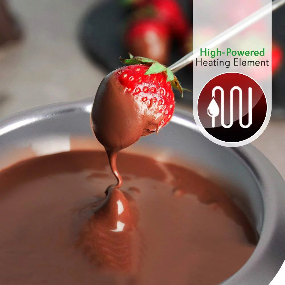 Chocolate Melting Warming Fondue Set with Removable Pot P9774
