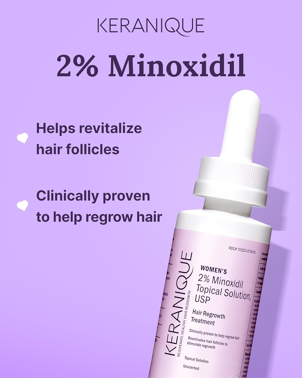 2% Minoxidil Hair Regrowth Tonic for Women M4820