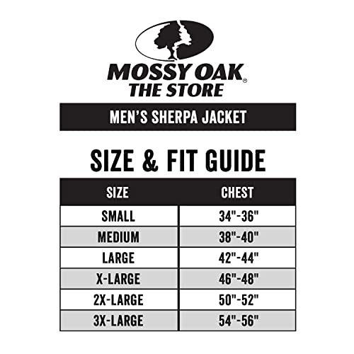Men's Sherpa Fleece Lined Camo Hunting Jacket R16970