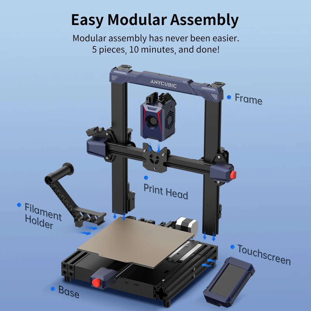8.7"x8.7"x9.84" 3D Printer Y198267
