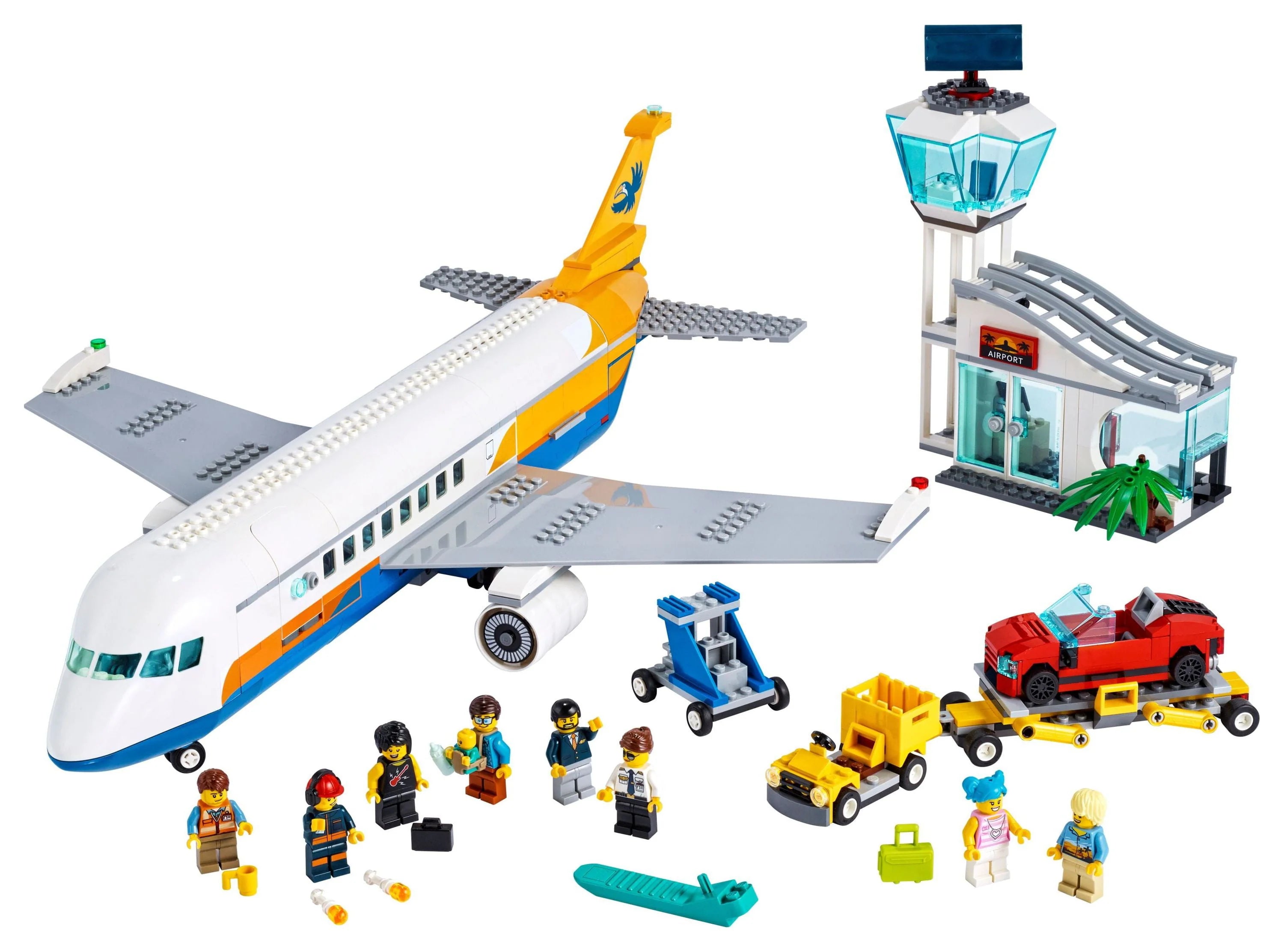 Passenger Airplane Building Toy (669 Pieces) Q8090
