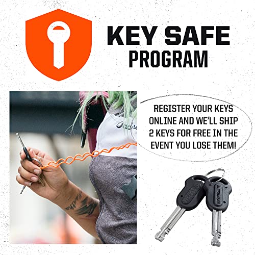 Heavy Duty Bicycle U Lock Bike Lock with Bracket (4-Inch x 11.5-Inch) E467210