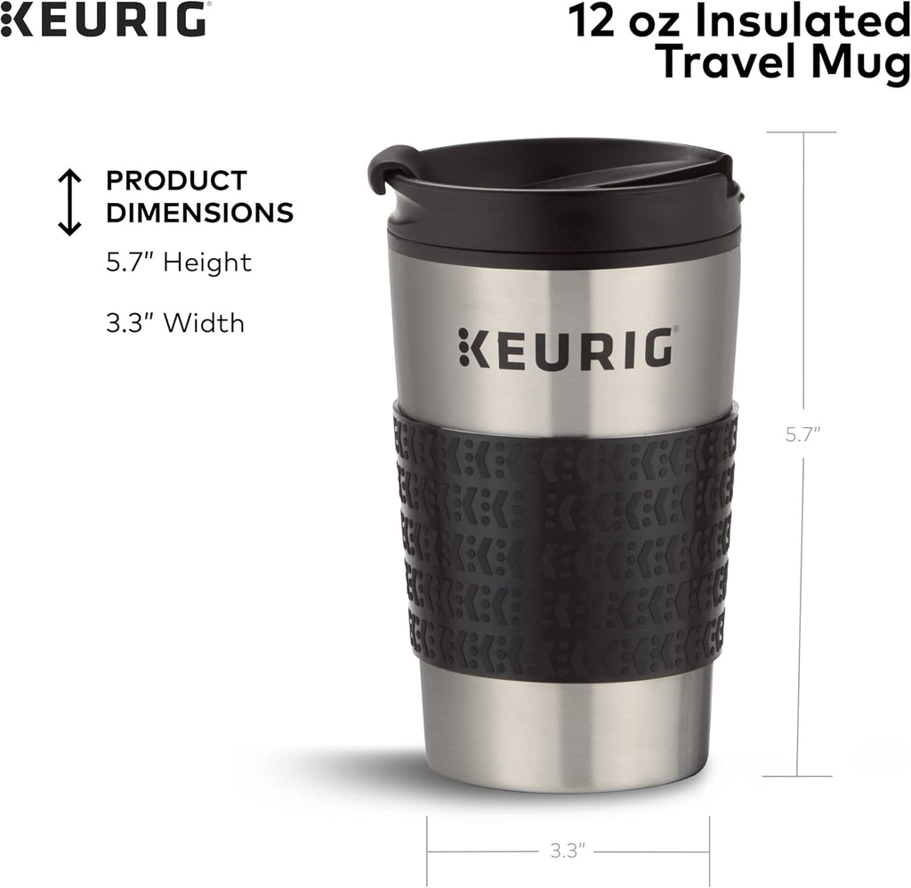 Single Serve K-Cup Pod Coffee Maker with Travel Mug E9662