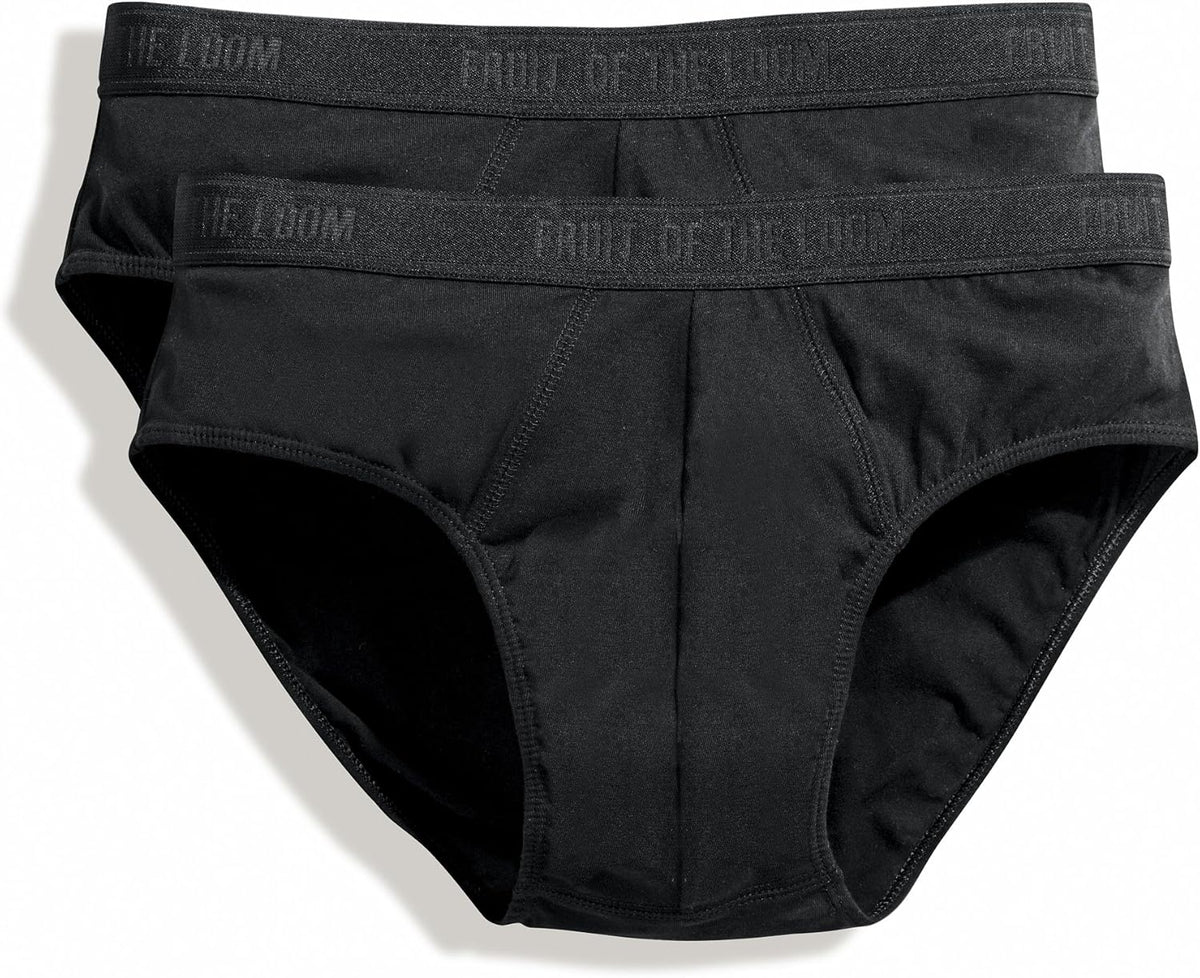 Mens Classic Sport Briefs (Pack of 2) (White) R36846