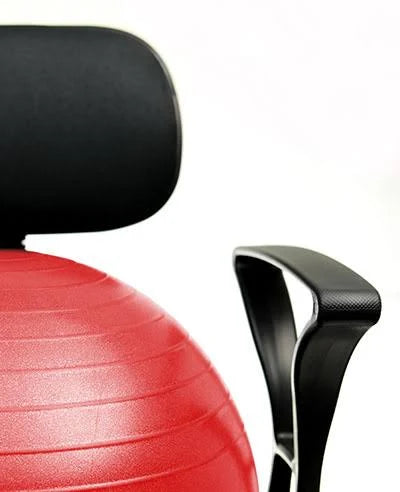 Red Metal Ball Chair with Arms R970657