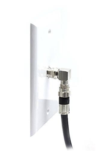 4 Pack 90 Degree Coaxial Cable Connector X7854