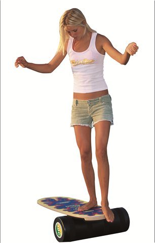Pro Balance Board with Roller - 42” X 15” deck and 8.5” diameter Pro Roller B8102